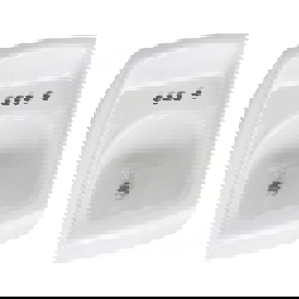 Lavatory Sink: Wall-Hung Mount, Vitreous China